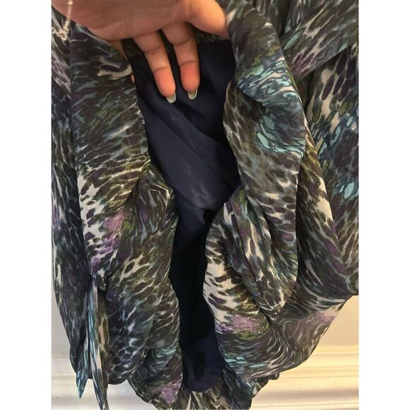 NWT Sugarlips Chiffon Bubble Hem Dress size S Whimsygoth fairy artsy water color - Picture 3 of 8